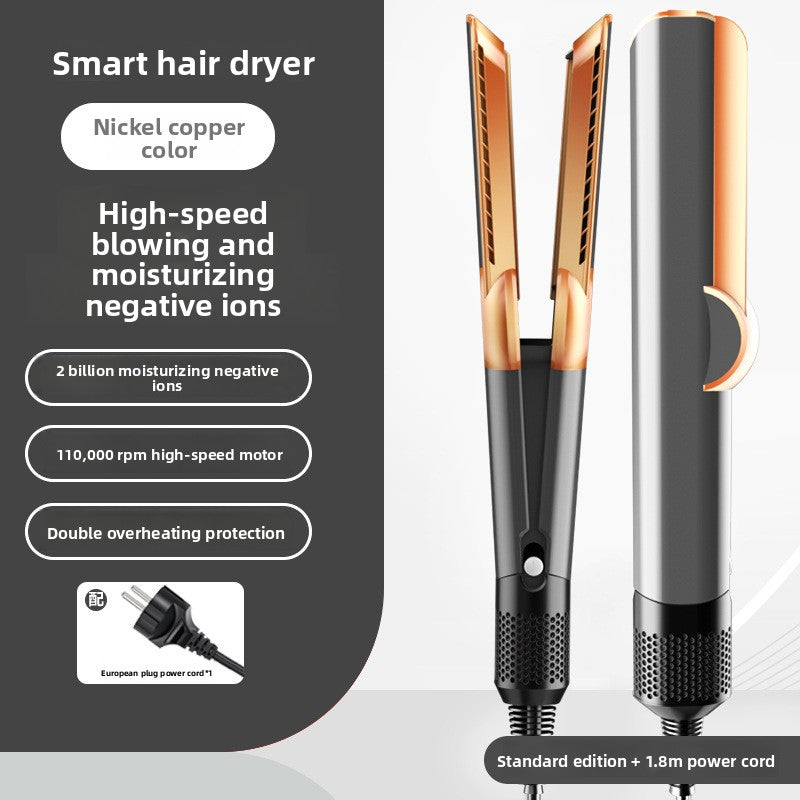 Straightening hair dryer