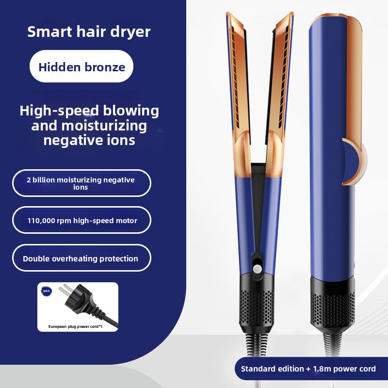 Straightening hair dryer