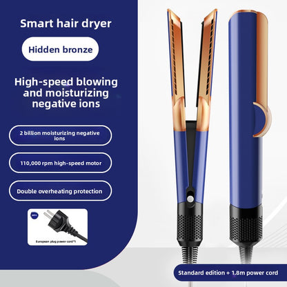 Straightening hair dryer