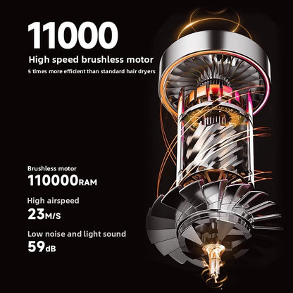 Straightening hair dryer