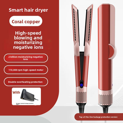 Straightening hair dryer