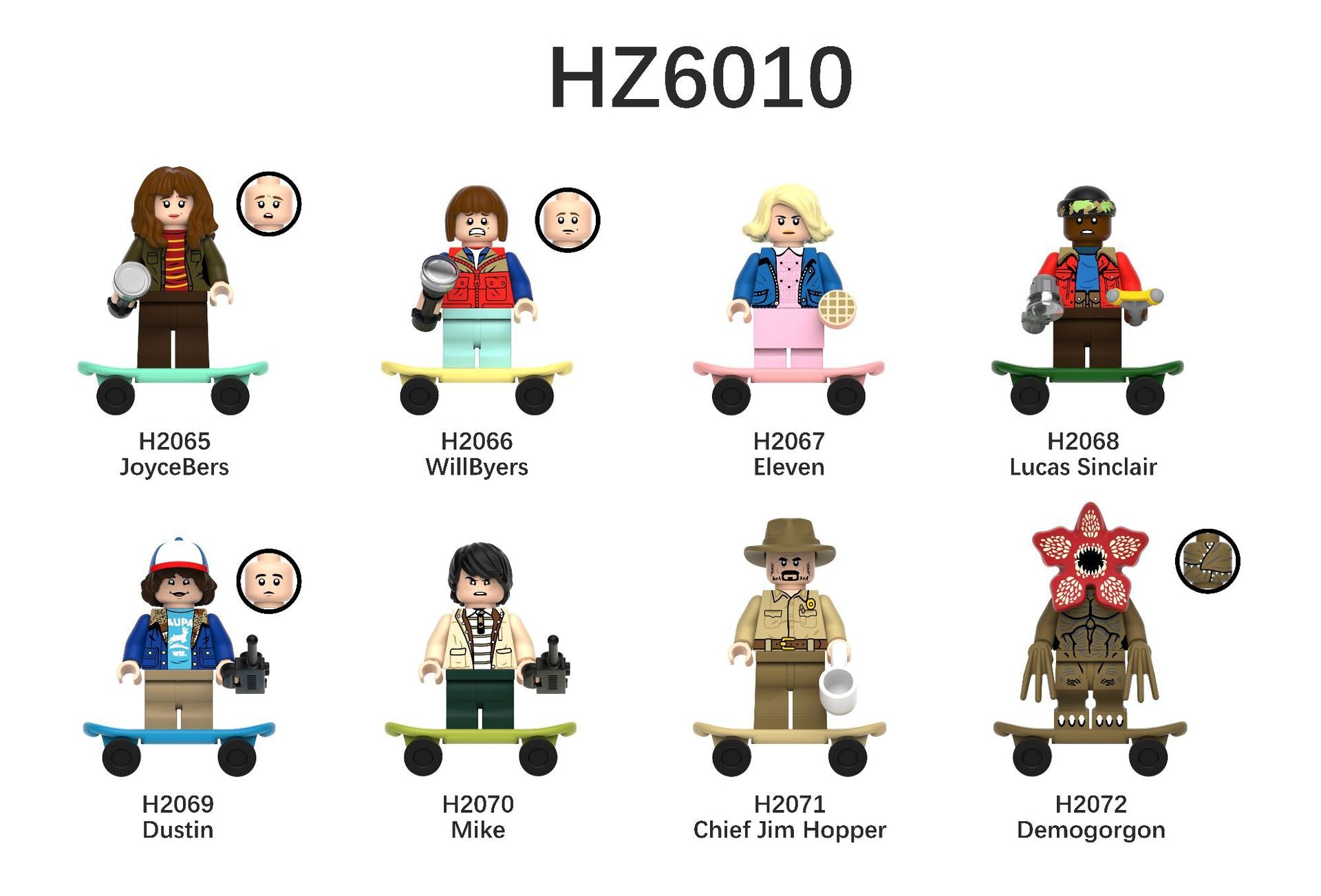 Stranger Things Building Block Figures