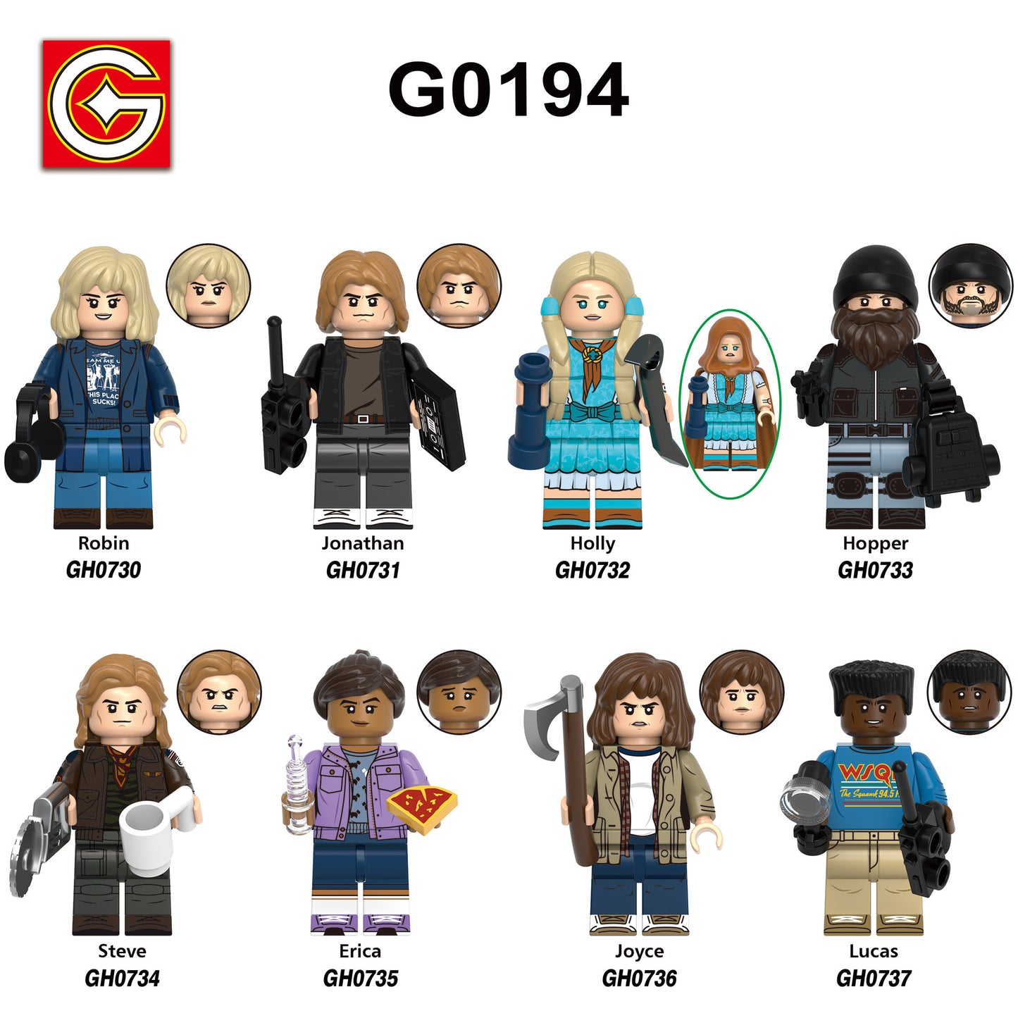 Stranger Things Building Block Figures