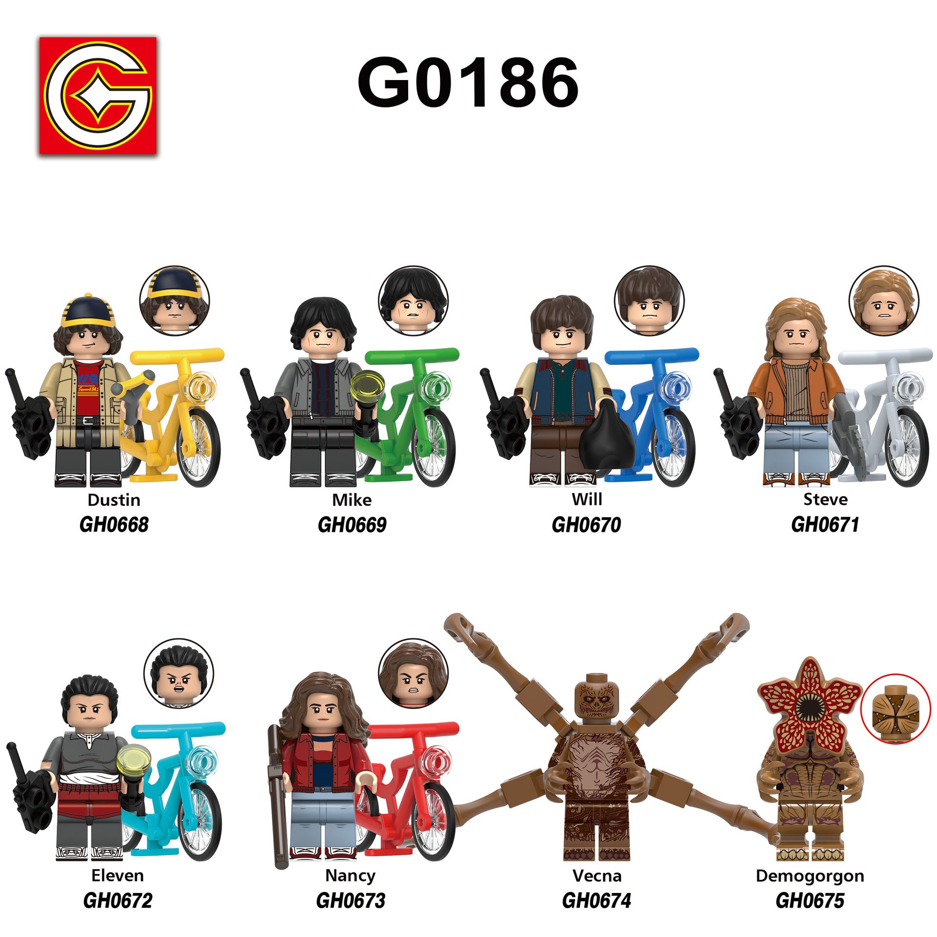 Stranger Things Building Block Figures
