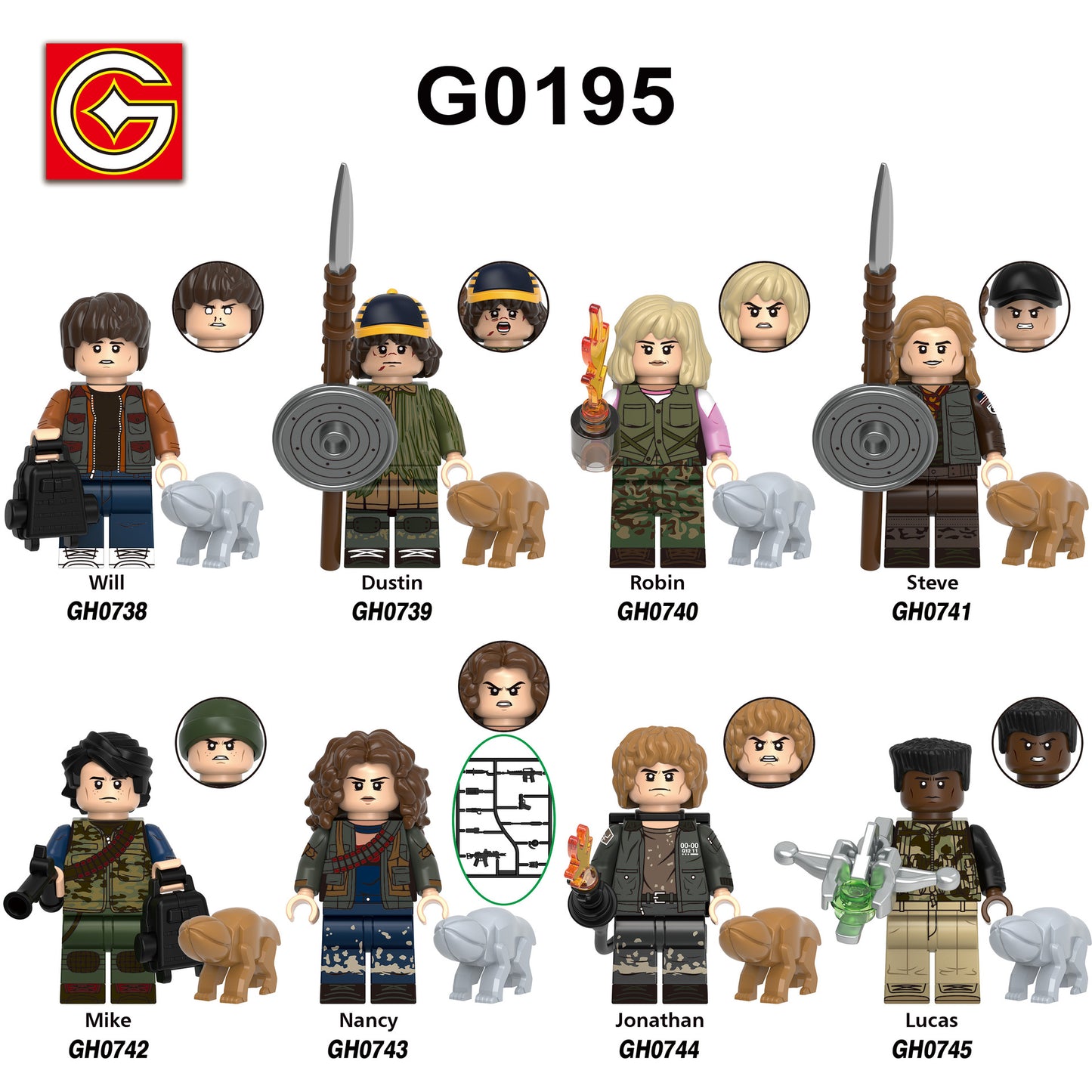 Stranger Things Building Block Figures