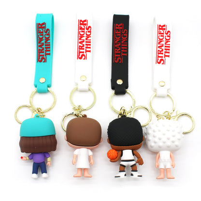 Stranger Things Keychain TV Series Pendant Luggage Hanging Ornament
