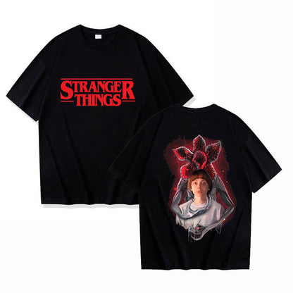 Stranger Things Printed T-Shirt Men Women Casual Short Sleeve Top