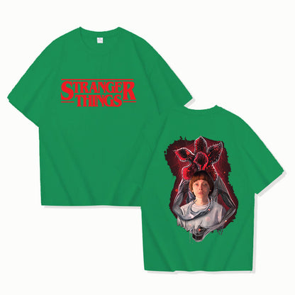 Stranger Things Printed T-Shirt Men Women Casual Short Sleeve Top