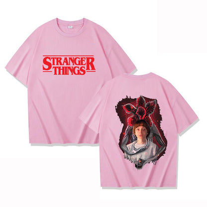Stranger Things Printed T-Shirt Men Women Casual Short Sleeve Top
