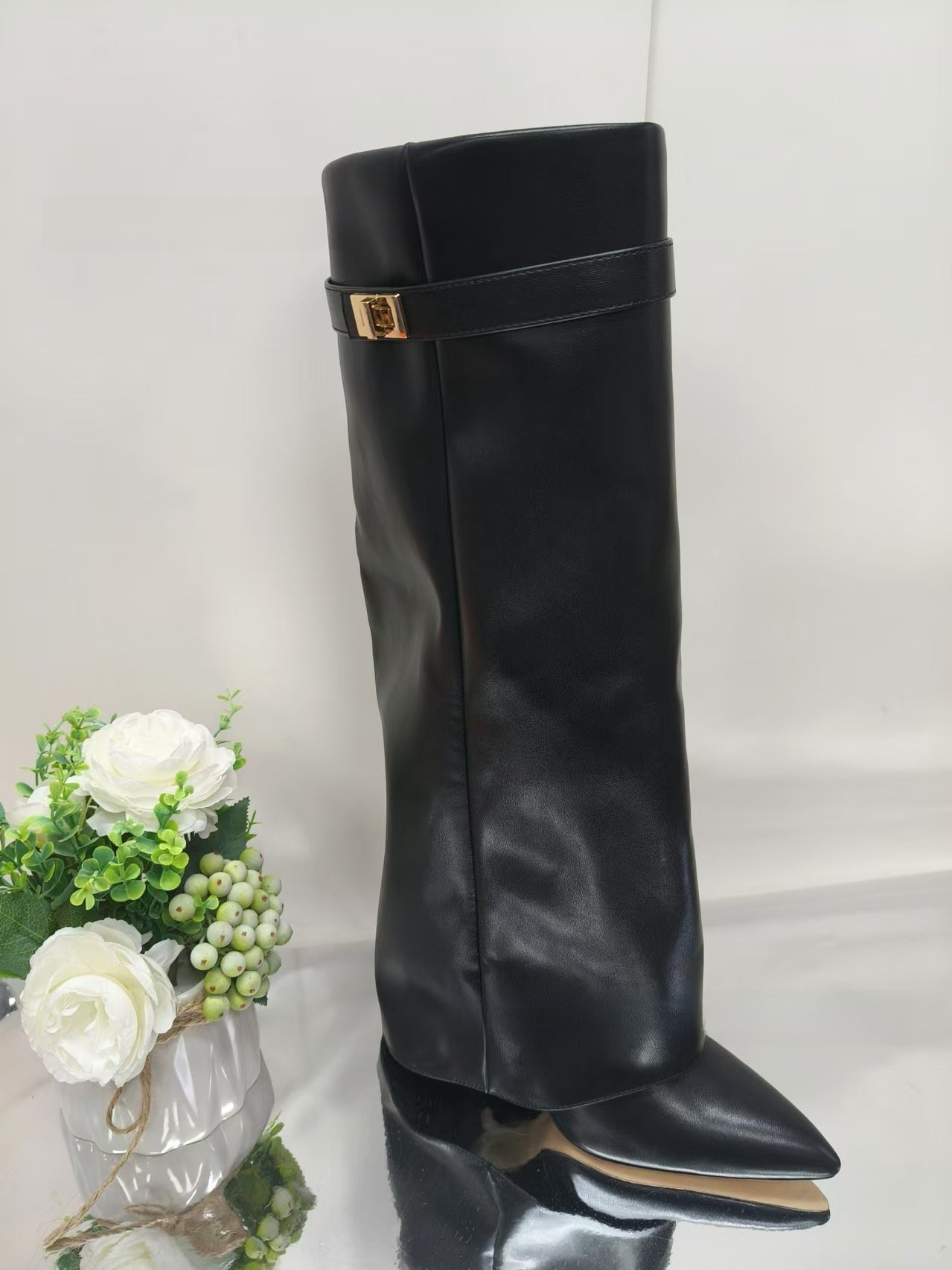 Strap-Ankle Boots Equestrian Boots