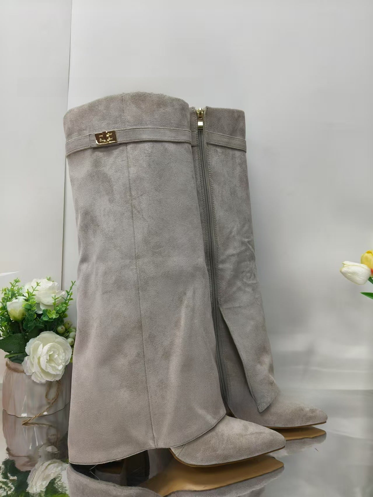 Strap-Ankle Boots Equestrian Boots