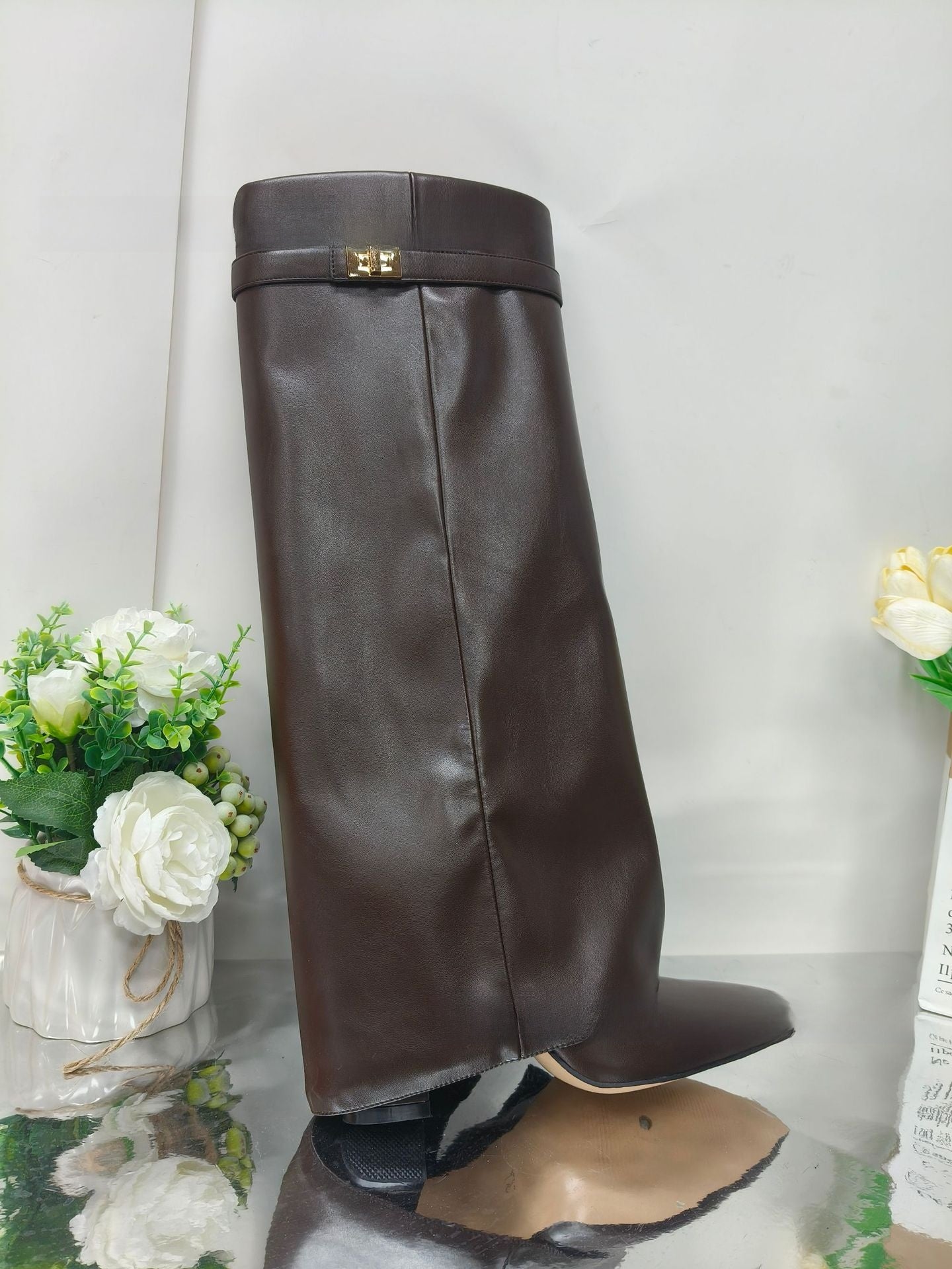 Strap-Ankle Boots Equestrian Boots