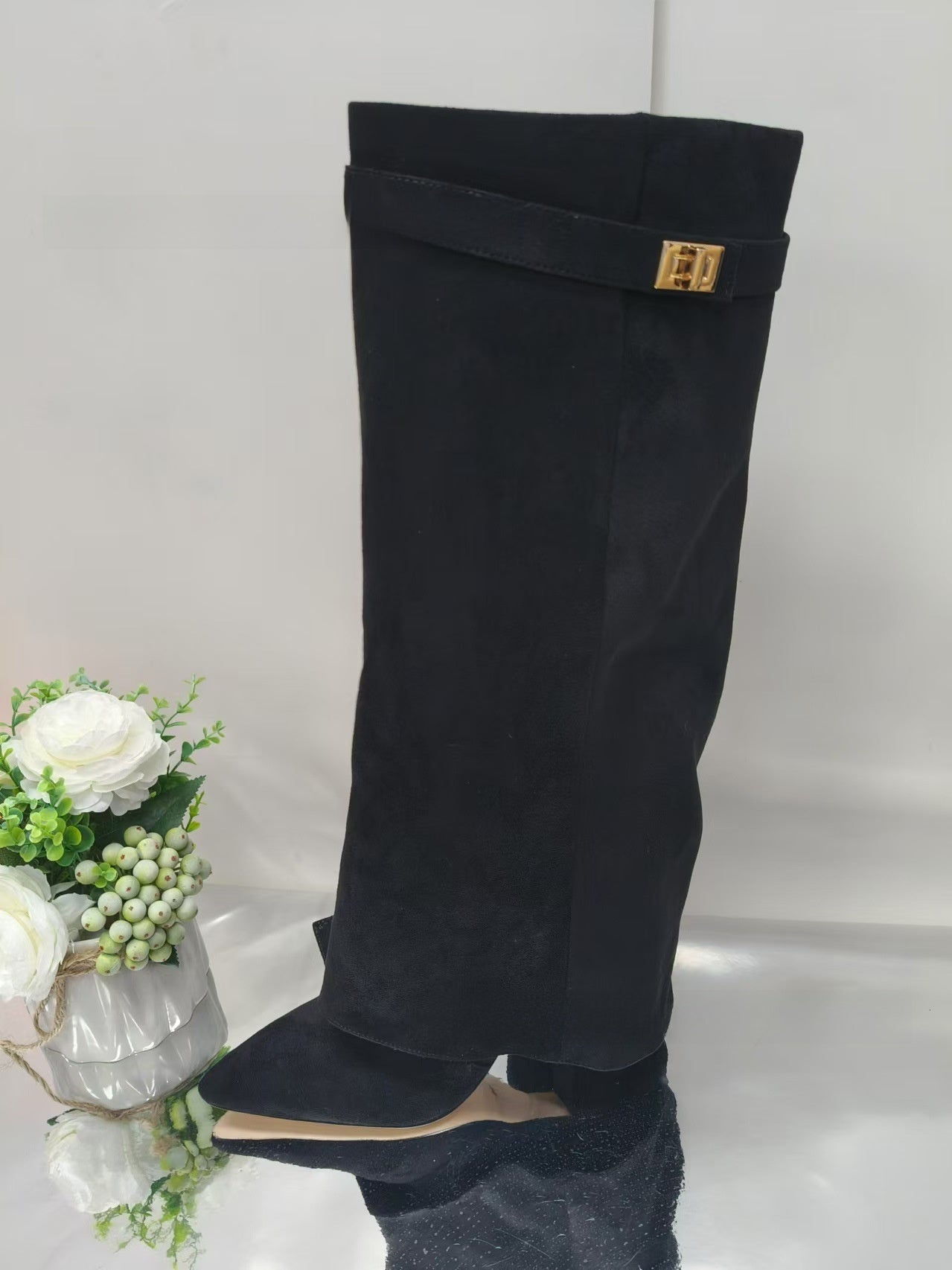 Strap-Ankle Boots Equestrian Boots