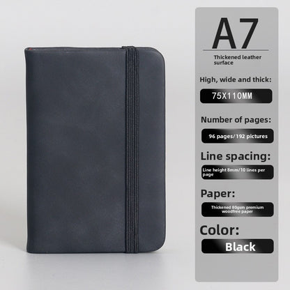 Strap business notebook