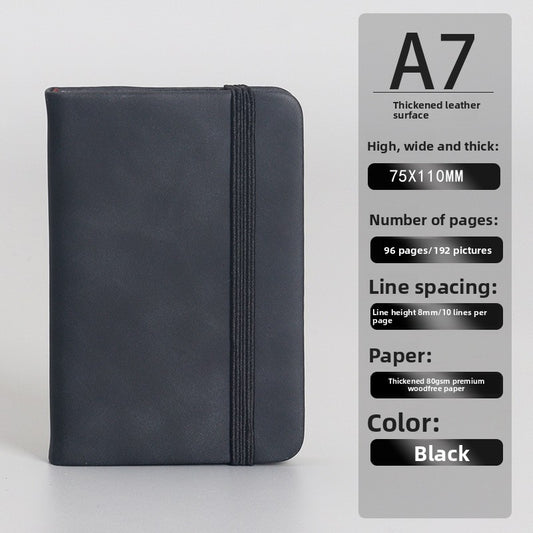 Strap business notebook