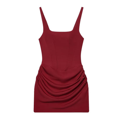 Strap mini dress