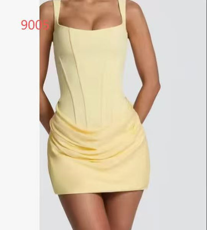 Strap mini dress