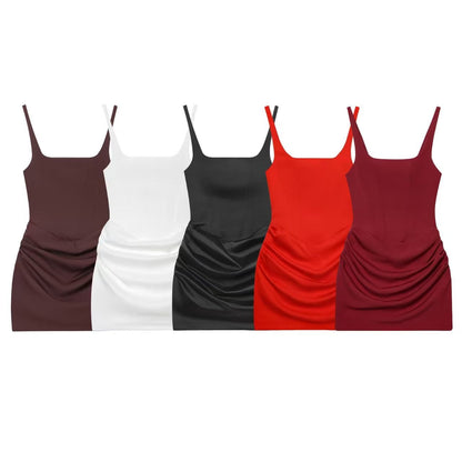 Strap mini dress