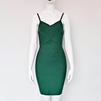 Strap sheath dress