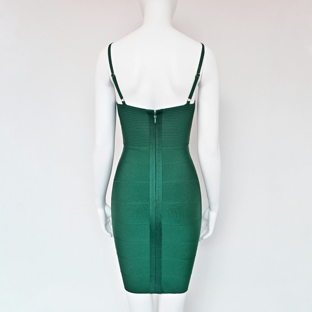 Strap sheath dress