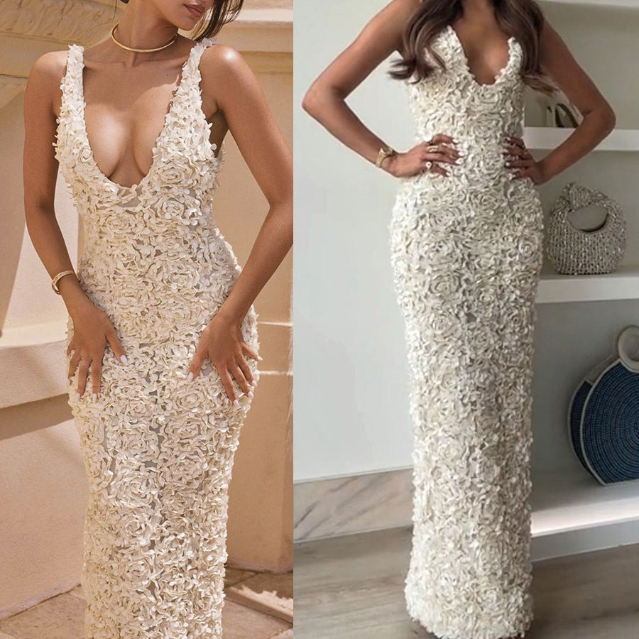 Strap Split dress