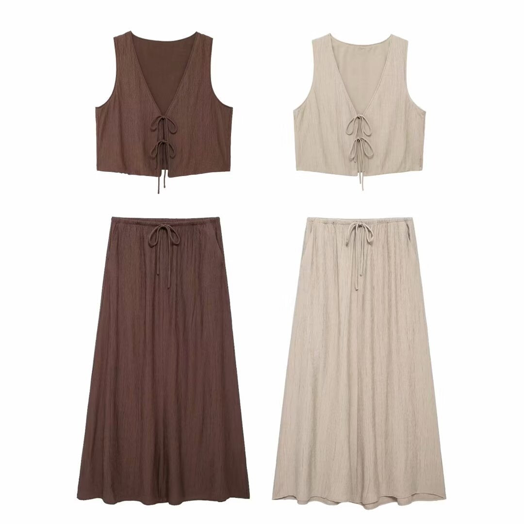 Strap Vest Skirt