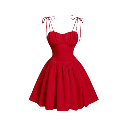 Strap-wrapped dress