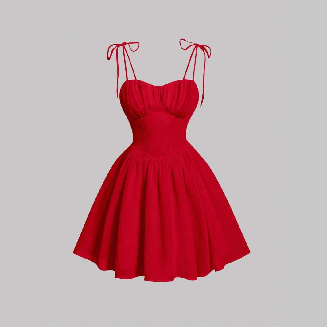 Strap-wrapped dress