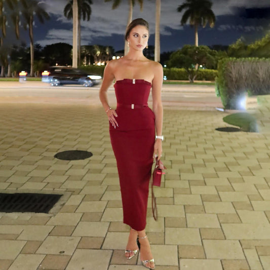Strapless dress