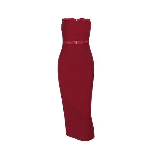 Strapless dress