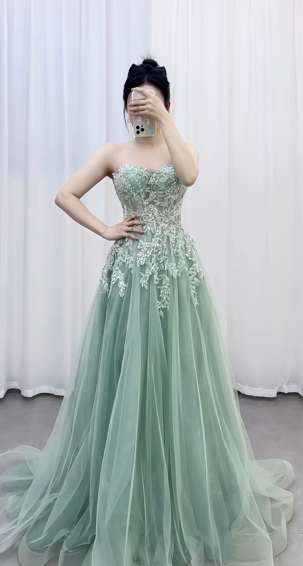 Strapless Evening Dress Long Gown