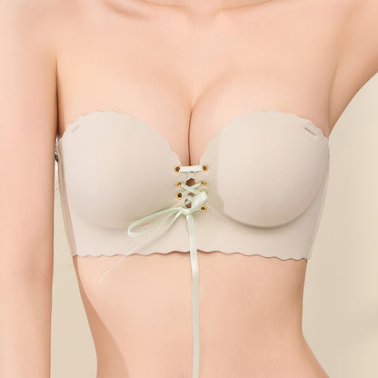 Strapless Pull-up Seamless Bra