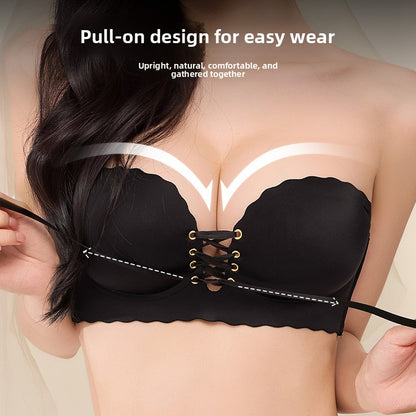 Strapless Pull-up Seamless Bra