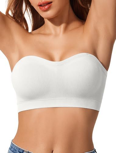Strapless Push-Up Bra with Anti-Slip Design