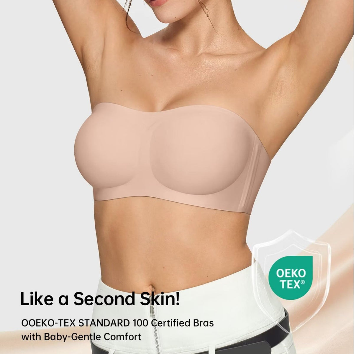 Strapless Seamless Push Up Bra