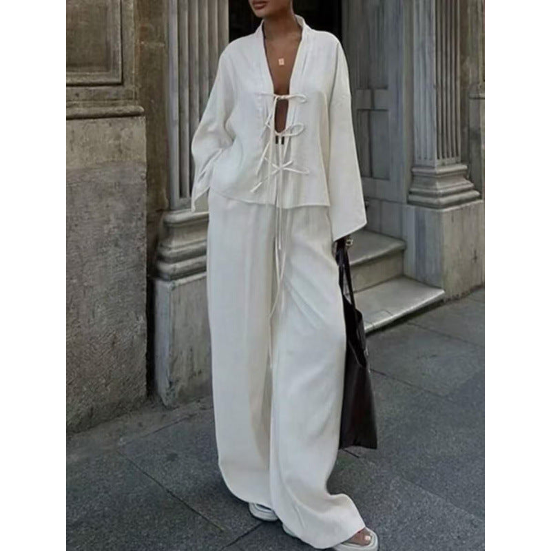 Strapless shirt set