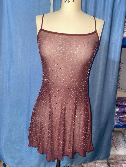 Strapless short dress
