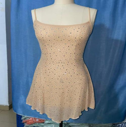 Strapless short dress