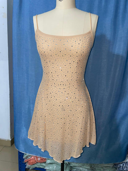 Strapless short dress