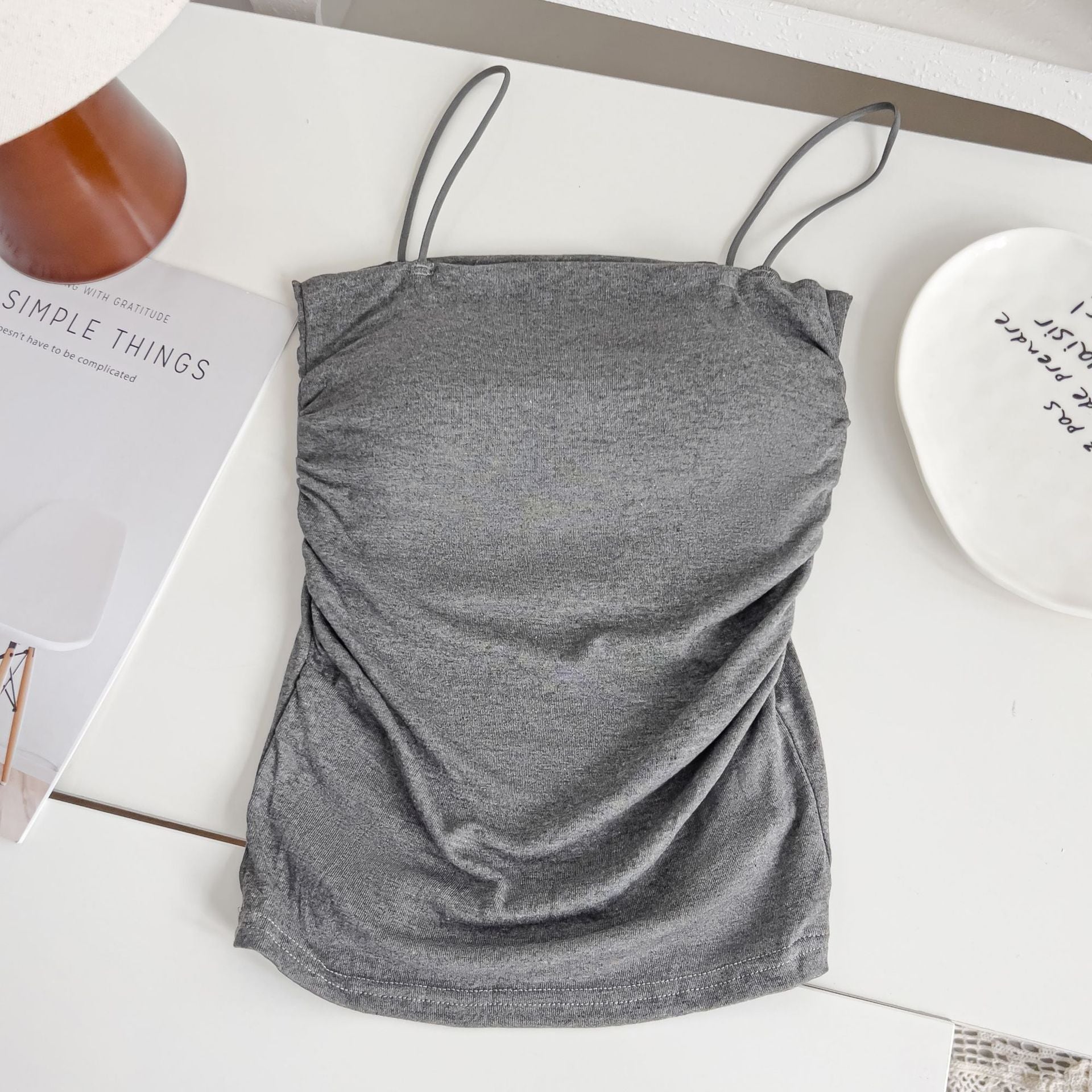 Strapless Slim Fit Built-in Pad Vest
