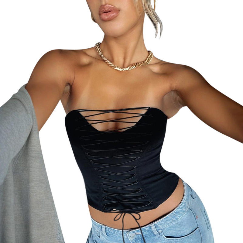 Strapless top