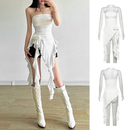 Strapless tube dress