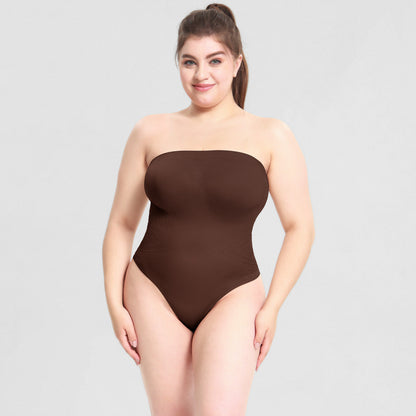 Strapless Tummy Control Bodysuit for Women