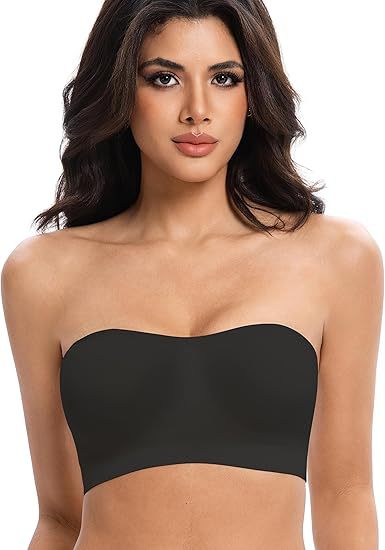 Strapless Wireless Push Up Seamless Bra