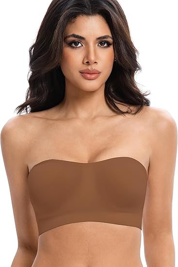 Strapless Wireless Push Up Seamless Bra