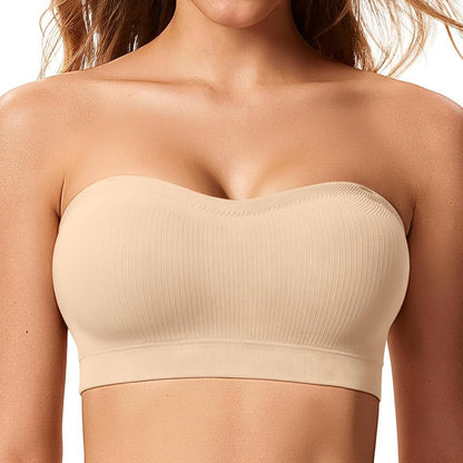 Strapless Wireless Push Up Seamless Bra