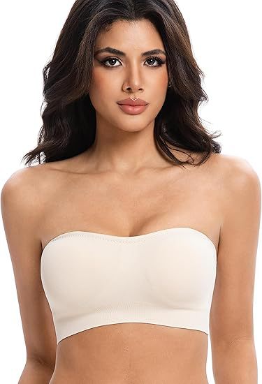 Strapless Wireless Push Up Seamless Bra
