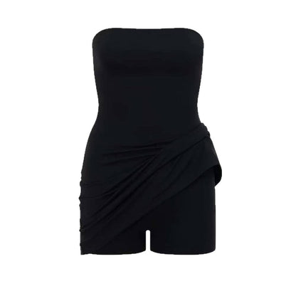 Strapless Yoga Fitness Bodycon Dress