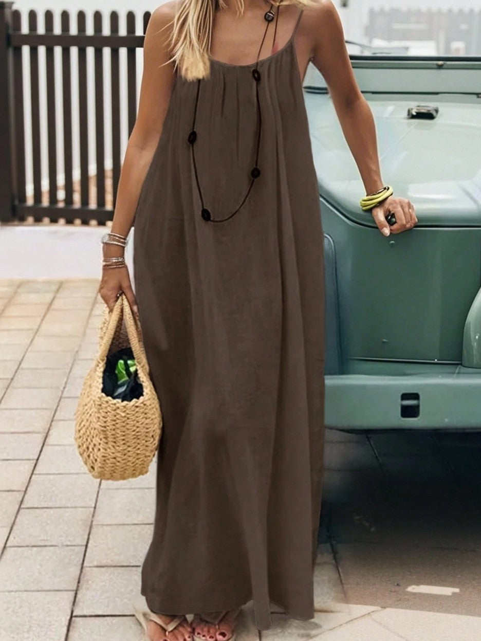 Strappy Backless Long Dress