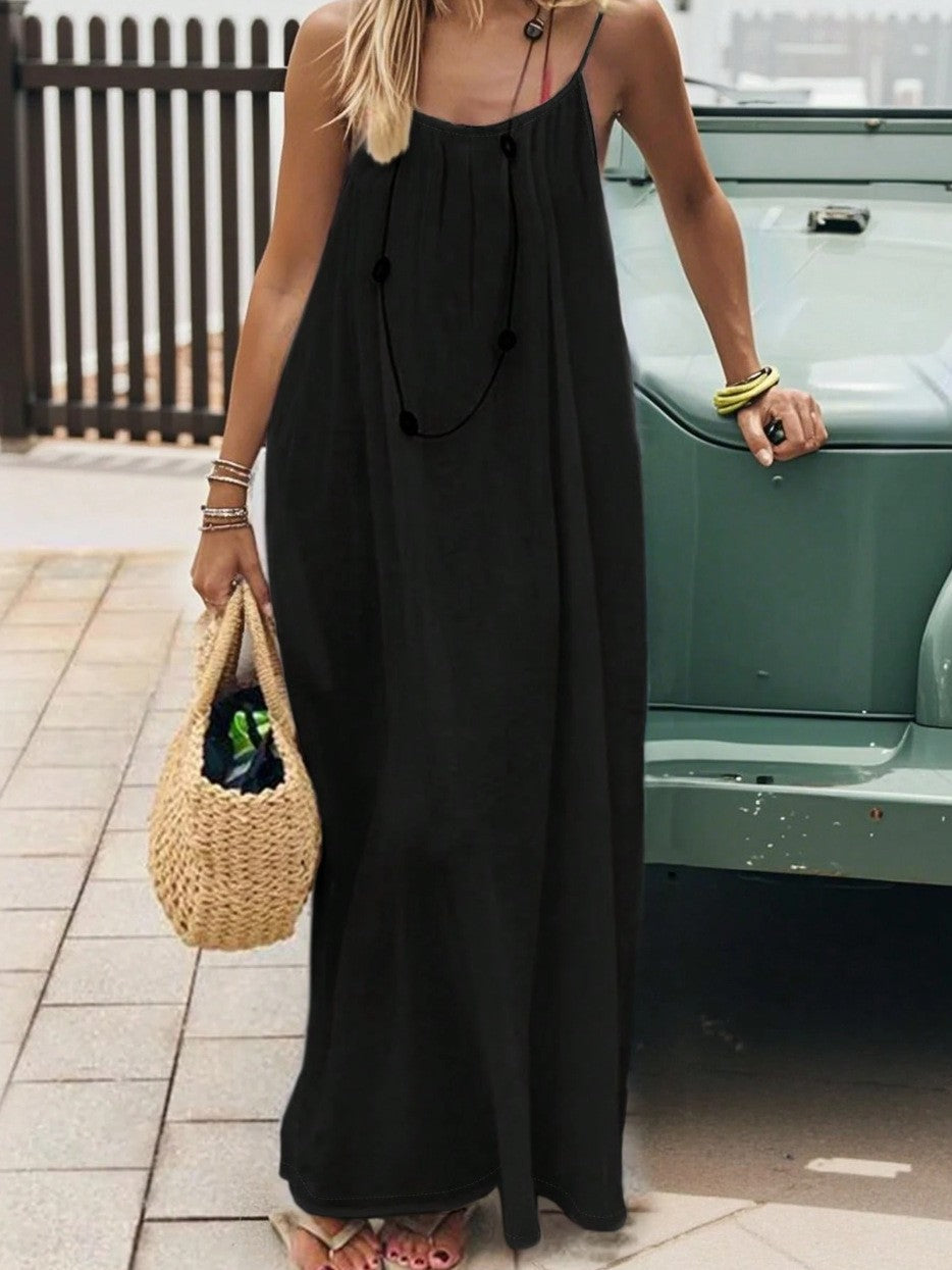 Strappy Backless Long Dress